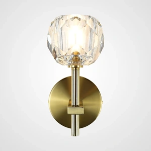 Изображение Бра Boule De Cristal Single Sconce Brass By Imperiumloft
