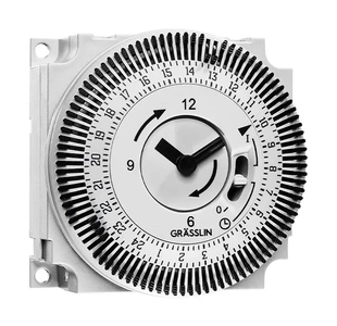 Изображение Электромеханический таймер Grasslin FM/1 QRTuZH (02.76.1001.1)