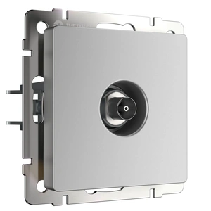 Изображение ТВ-розетка оконечная (серебряный) W1183006