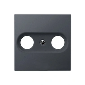 Изображение Накладка для розетки TV/FM EcoProfi Standart антрацит EP561BFPLTVAN Jung