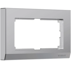 Изображение Рамка для двойной розетки (серебряный) W0081806