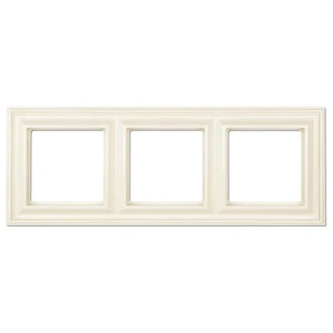 Изображение Рамка на 3 поста EcoProfi Deco слоновая кость EP483 Jung